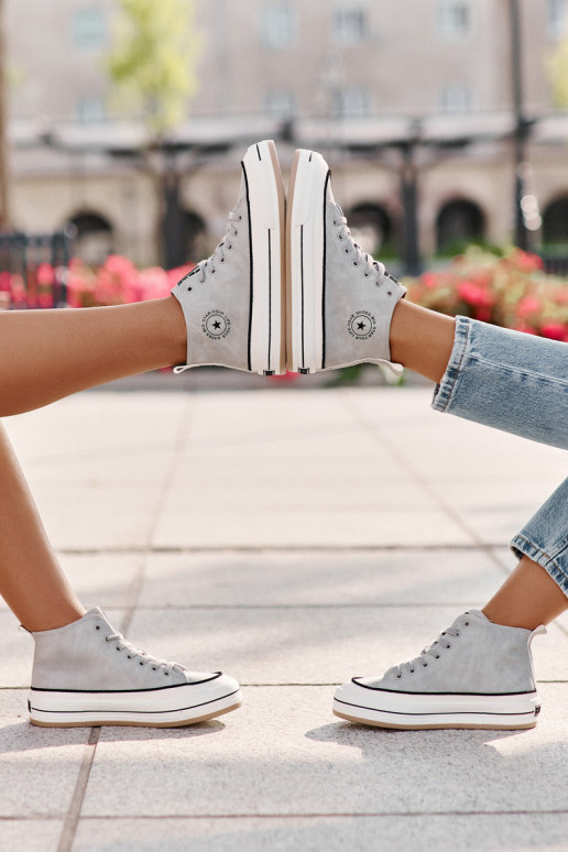 réchauffer Chaussures de loisirs avec une plateforme Eko Peau Big Star OO274069 couleur bleue