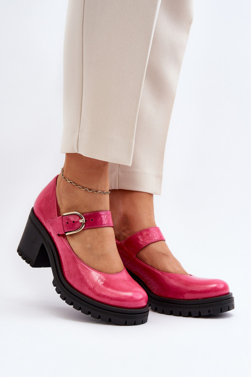 Chaussures laquées couleur rose Zazoo Chaussures laquées couleur rose Zazoo