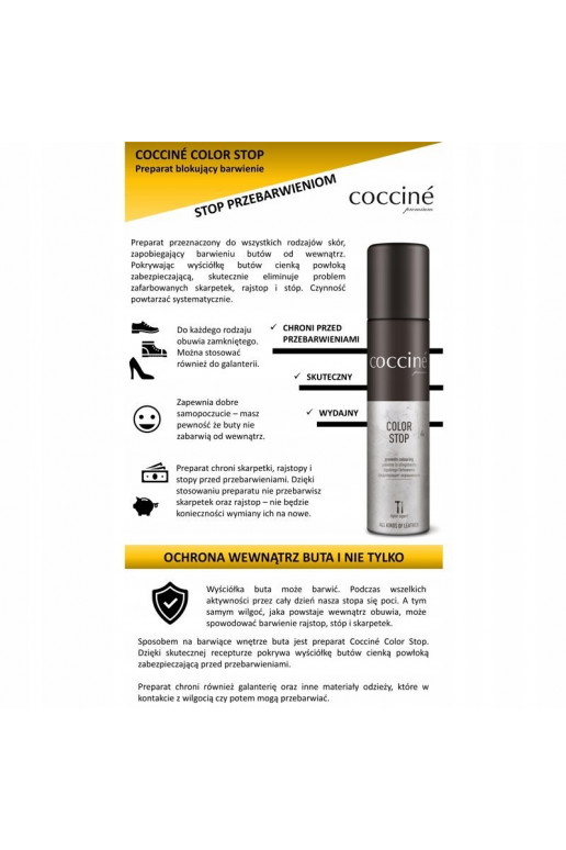 Coccine Spray protecteur de couleur de chaussure