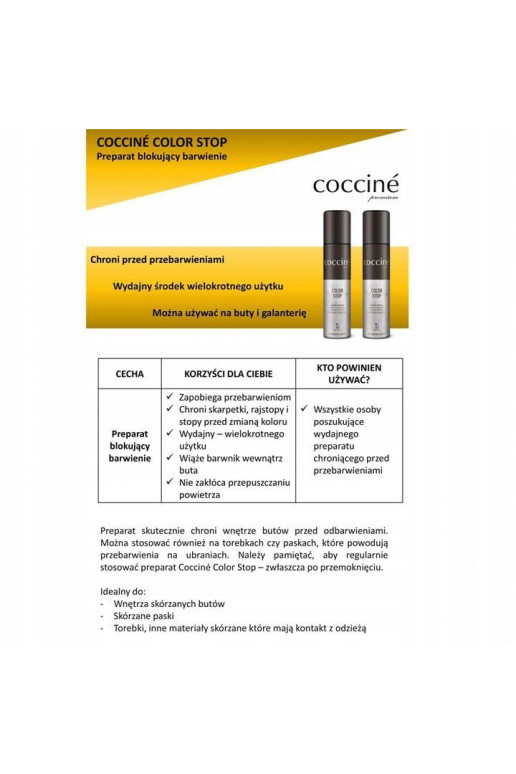 Coccine Spray protecteur de couleur de chaussure