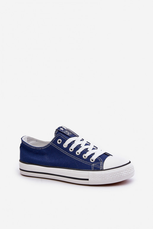Chaussures de loisirs modèle classique pour femmes de couleur bleu foncé Ecoma