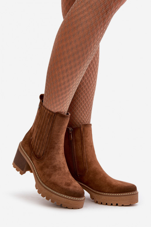 Bottes pour femmes Z en daim écologiqueu réchauffer marron Nevitas Bottes pour femmes Z en daim écologiqueu réchauffer marron Nevitas