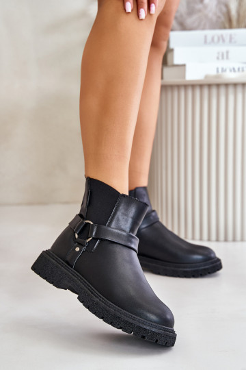 bottes chaudes élégantes Big Star OO274A128 couleur noire 2