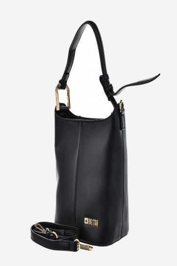 Féminin Un petit sac à main en cuir écologique Big Star OO574133 noir 2