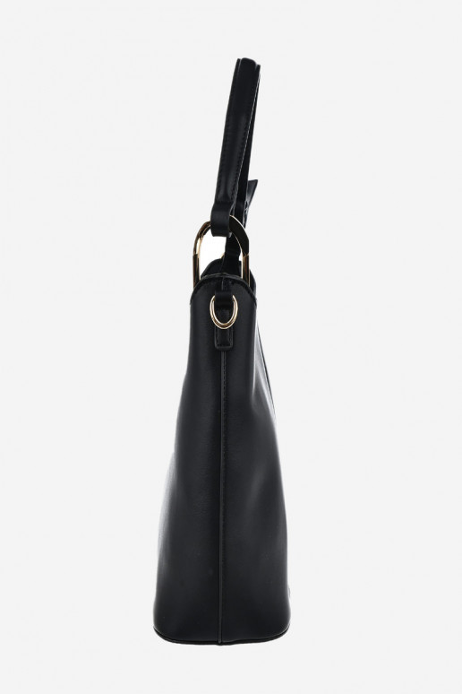 Féminin Un petit sac à main en cuir écologique Big Star OO574133 noir