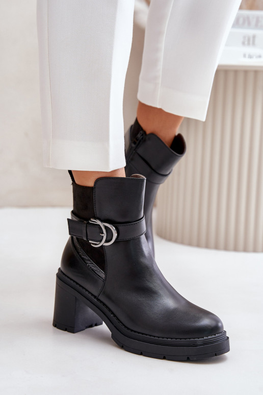 Bottes pour femmes avec des talons Enregistrer réchauffer Au Château couleur noire Inabelle Bottes pour femmes avec des talons Enregistrer réchauffer Au Château couleur noire Inabelle