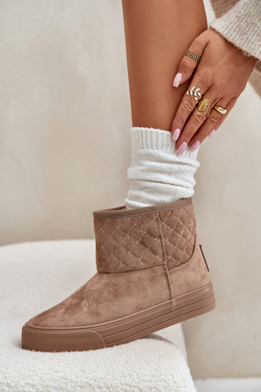 Bottes Bottes de neige Au Château réchauffer avec de la fourrure à l intérieur Big Star OO274A524 beige Bottes Bottes de neige Au Château réchauffer avec de la fourrure à l intérieur Big Star OO274A524 beige