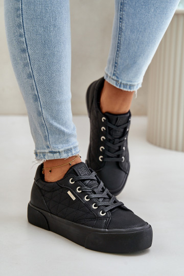 Chaussures de loisirs avec une plateforme réchauffer Big Star OO274A465 couleur noire 2