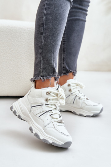réchauffer Chaussures modèle baskets Féminin Big Star OO274A161 couleur blanche 2