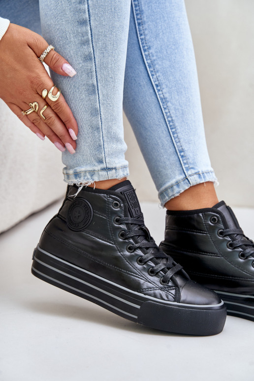 réchauffer Chaussures de loisirs avec une plateforme OO274A471 couleur noire réchauffer Chaussures de loisirs avec une plateforme OO274A471 couleur noire