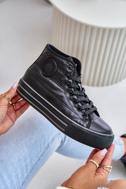 réchauffer Chaussures de loisirs avec une plateforme OO274A471 couleur noire réchauffer Chaussures de loisirs avec une plateforme OO274A471 couleur noire