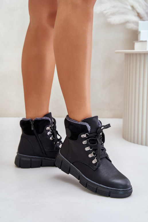 Féminin réchauffer Bottes chaussures Au Château couleur noire Mevanisa