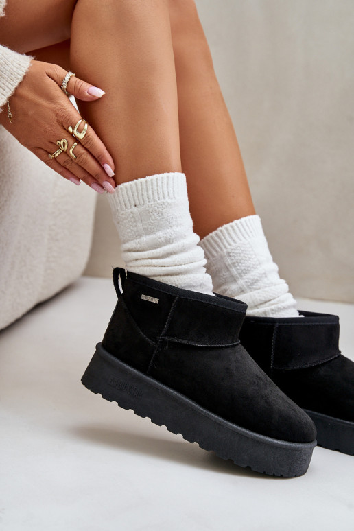 Bottes de neige avec plateforme Big Star OO274A099 couleur noir