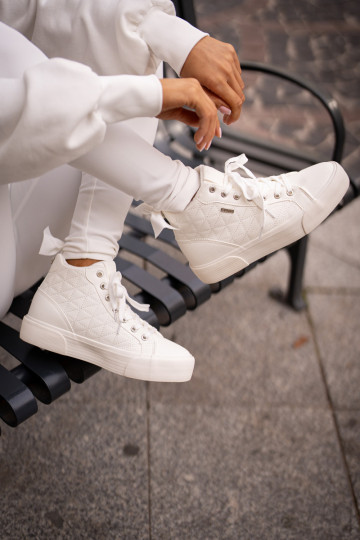 réchauffer Chaussures de loisirs Z Przeszyciami Big Star OO274A479 couleur blanche 2