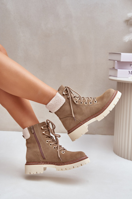 réchauffer chaussures Bottes pour femmes Au Château couleur kaki Ferelia réchauffer chaussures Bottes pour femmes Au Château couleur kaki Ferelia