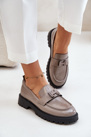 Mocassins vernis pour...