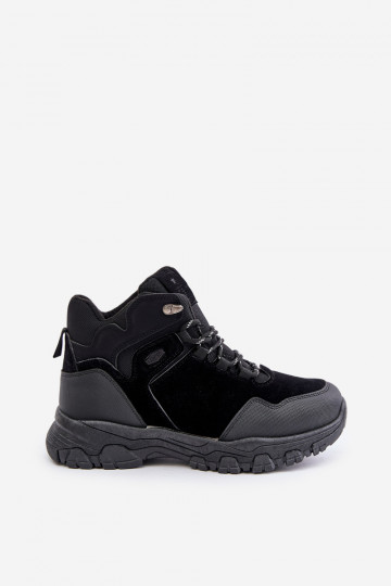 Chaussures de randonnée chauffantes pour hommes avec des lacets couleur noire Zerista 2