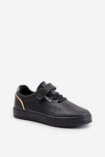 Chaussures casual pour enfants avec fermeture velcro Big Star OO374004 noir