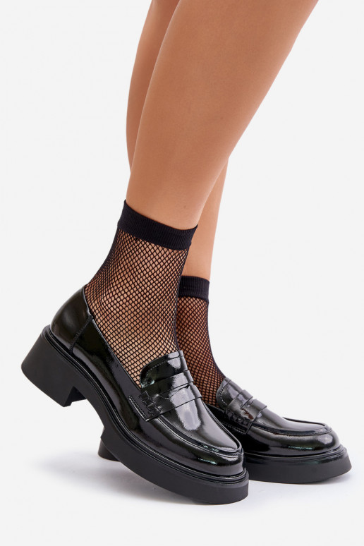 Mocassins vernis noirs D&A Mocassins vernis noirs D&A