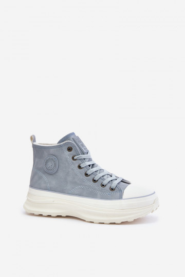 réchauffer Chaussures de loisirs avec une plateforme Big Star OO274072 couleur bleue