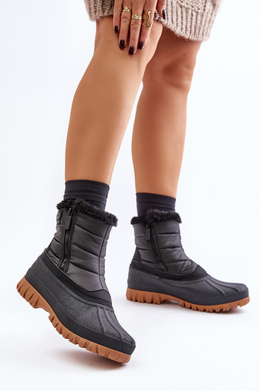 Bottes de neige Féminin réchauffer avec de la fourrure à l intérieur Au Château Lee Cooper LCJ-24-44-2866 couleur noire Bottes de neige Féminin réchauffer avec de la fourrure à l intérieur Au Château Lee Cooper LCJ-24-44-2866 couleur noire