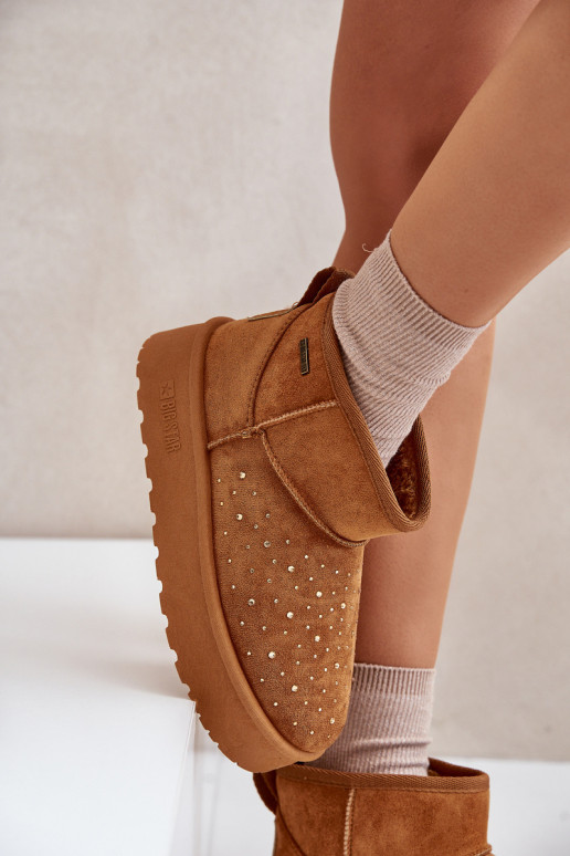 Bottes de neige Avec décoration avec une plateforme Big Star OO274A104 marron Bottes de neige Avec décoration avec une plateforme Big Star OO274A104 marron