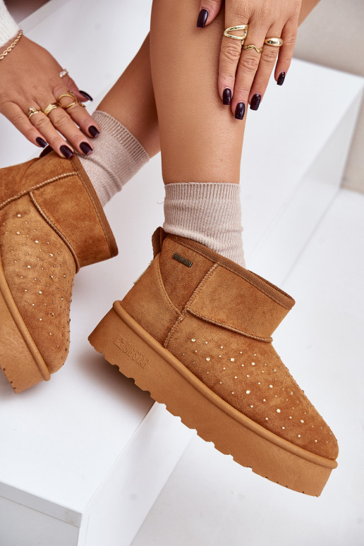 Bottes de neige Avec décoration avec une plateforme Big Star OO274A104 marron Bottes de neige Avec décoration avec une plateforme Big Star OO274A104 marron