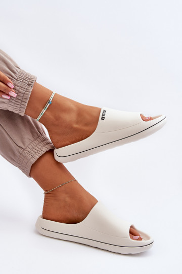  Pantoufles pour femmes Big Star NN274A043 couleur blanche 2