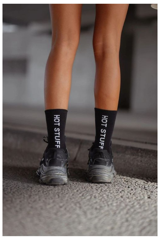 Chaussettes en coton Féminin HOT STUFF couleur noire Chaussettes en coton Féminin HOT STUFF couleur noire