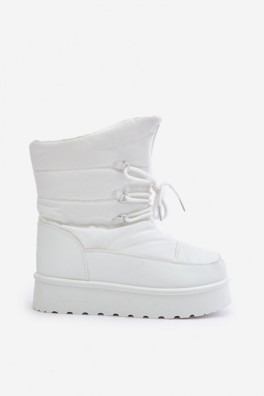Bottes de neige avec une plateforme Au Château Big Star OO274886 couleur blanche Bottes de neige avec une plateforme Au Château Big Star OO274886 couleur blanche