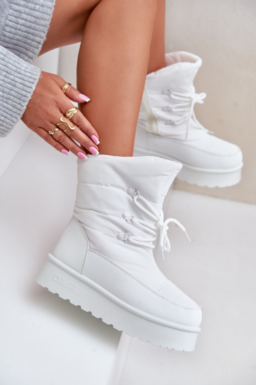 Bottes de neige avec une plateforme Au Château Big Star OO274886 couleur blanche Bottes de neige avec une plateforme Au Château Big Star OO274886 couleur blanche