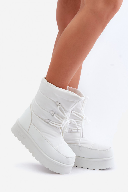 Bottes de neige avec une plateforme Au Château Big Star OO274886 couleur blanche Bottes de neige avec une plateforme Au Château Big Star OO274886 couleur blanche