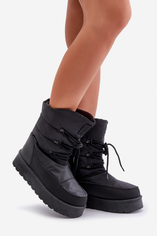 Bottes de neige avec une plateforme Au Château Big Star OO274884 couleur noire Bottes de neige avec une plateforme Au Château Big Star OO274884 couleur noire