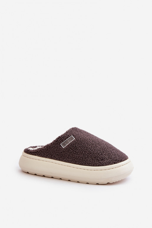 réchauffer Chaussons Sur une semelle épaisse Big Star MM274134 couleur grise réchauffer Chaussons Sur une semelle épaisse Big Star MM274134 couleur grise