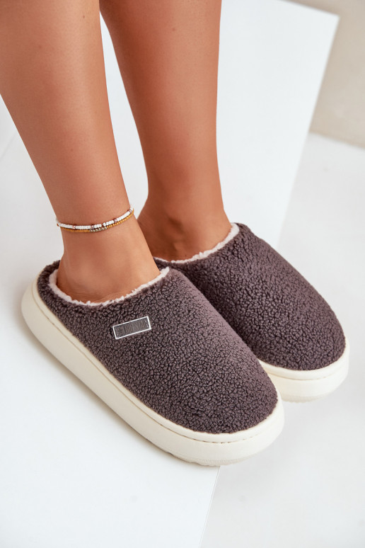 réchauffer Chaussons Sur une semelle épaisse Big Star MM274134 couleur grise réchauffer Chaussons Sur une semelle épaisse Big Star MM274134 couleur grise