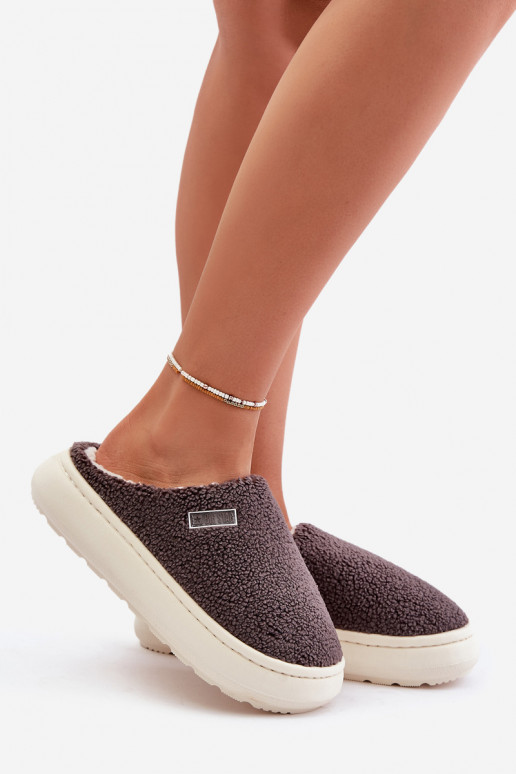 réchauffer Chaussons Sur une semelle épaisse Big Star MM274134 couleur grise réchauffer Chaussons Sur une semelle épaisse Big Star MM274134 couleur grise