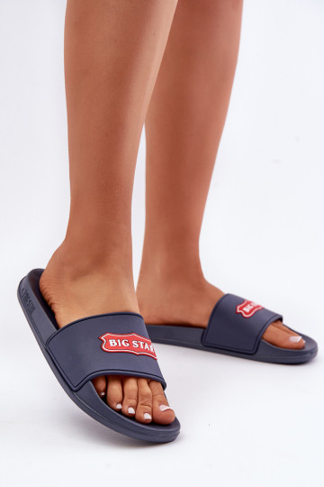 Chaussons pour femmes Big Star OO274039 bleu foncé