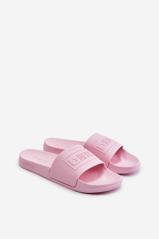 Pantoufles pour femmes Big Star OO274036 rose Pantoufles pour femmes Big Star OO274036 rose