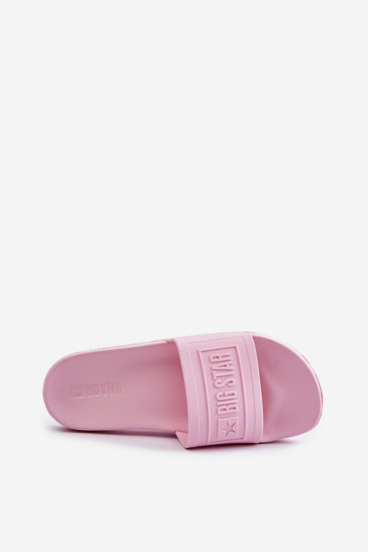 Pantoufles pour femmes Big Star OO274036 rose Pantoufles pour femmes Big Star OO274036 rose