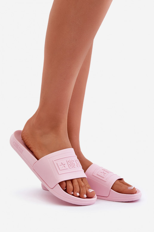 Pantoufles pour femmes Big Star OO274036 rose Pantoufles pour femmes Big Star OO274036 rose