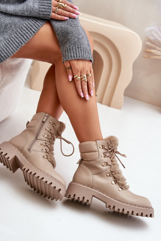 réchauffer Bottes chaussures Au Château en cuir écologique beige DANSillatta réchauffer Bottes chaussures Au Château en cuir écologique beige DANSillatta