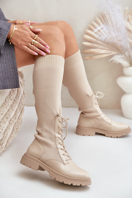 Un modèle convaincant bottes Ze SkarpetkoÀą CholeÀką beige Iranel Un modèle convaincant bottes Ze SkarpetkoÀą CholeÀką beige Iranel