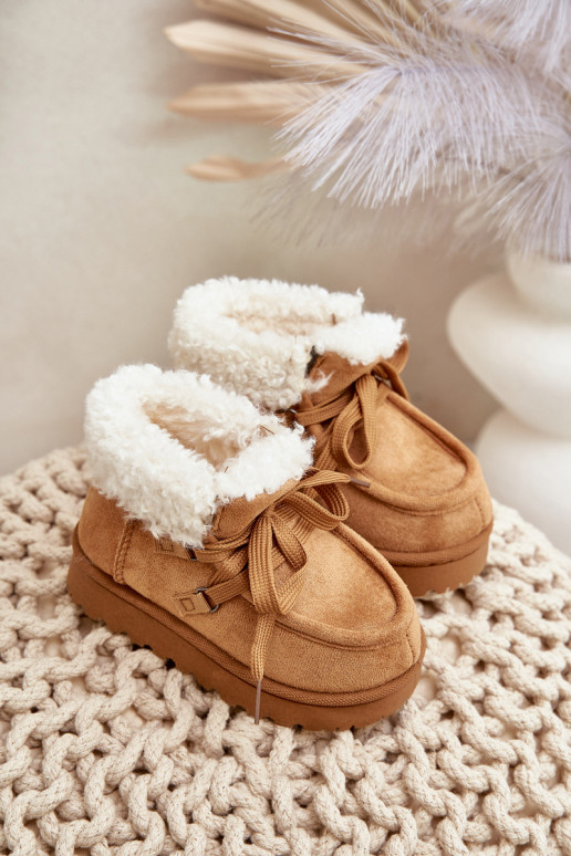 Bottes de neige Bottes Puéril réchauffer avec de la fourrure à l intérieur marron Adelane Bottes de neige Bottes Puéril réchauffer avec de la fourrure à l intérieur marron Adelane