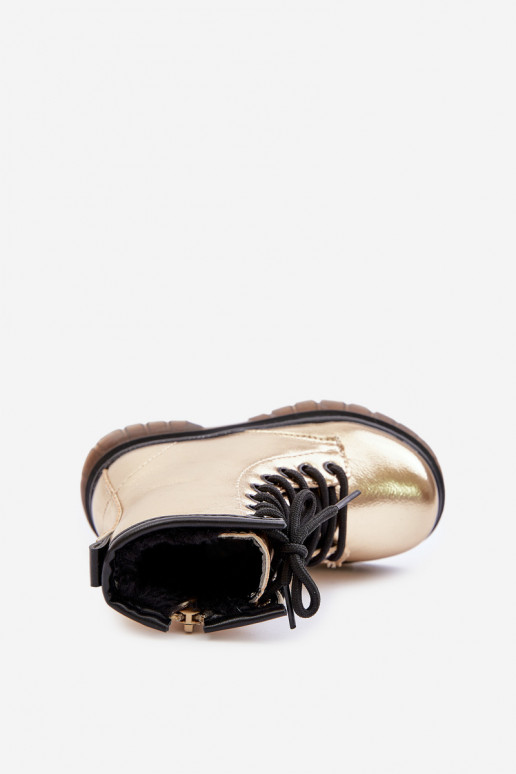 réchauffer Bottes Puéril avec effet vernis Au Château couleur dorée Novita réchauffer Bottes Puéril avec effet vernis Au Château couleur dorée Novita