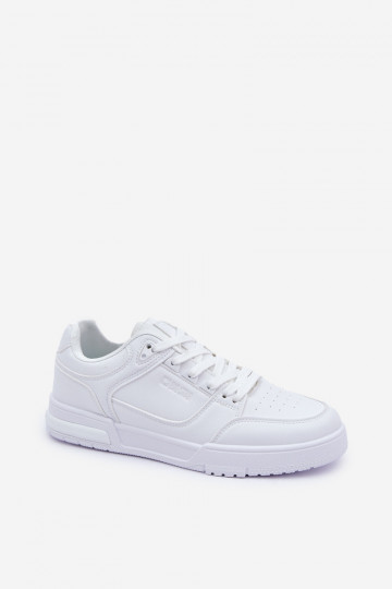 Faible Chaussures modèle baskets pour hommes Big Star OO174671 HI-POLY SYSTEM couleur blanche