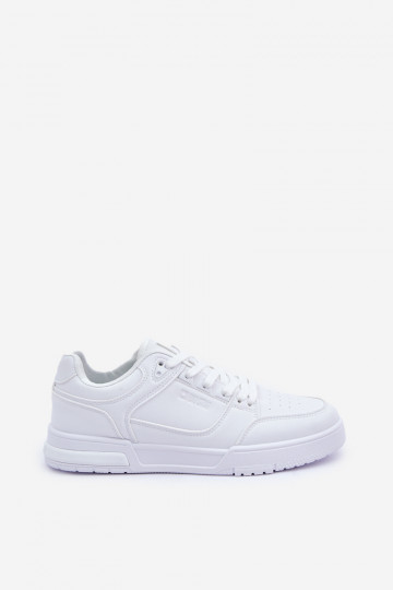Faible Chaussures modèle baskets pour hommes Big Star OO174671 HI-POLY SYSTEM couleur blanche 2