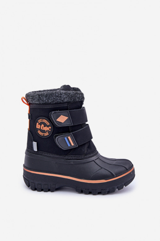 Bottes de neige Puéril avec attaches adhésives Lee Cooper LCJ-24-44-2865K couleur noire