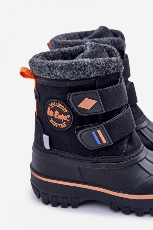 Bottes de neige Puéril avec attaches adhésives Lee Cooper LCJ-24-44-2865K couleur noire