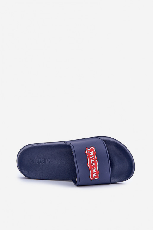 Chaussons pour hommes Z Logo Big Star OO174029 bleu foncé