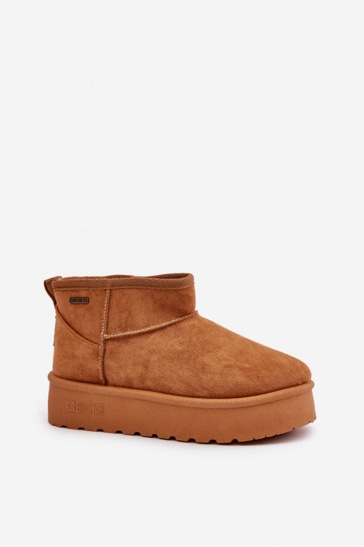 Bottes de neige avec plateforme Big Star marron